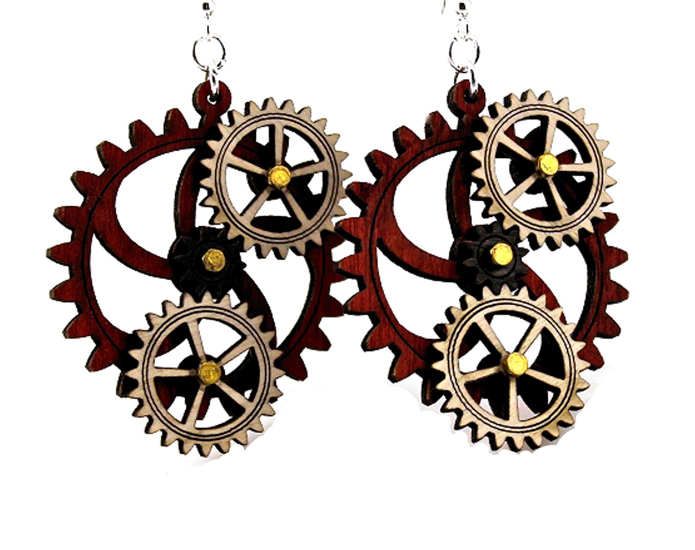 Clock Gear earrings