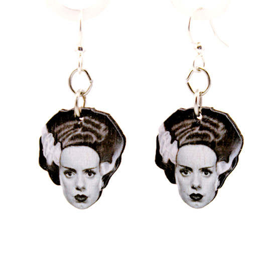 Frankenstein and his bride earrings