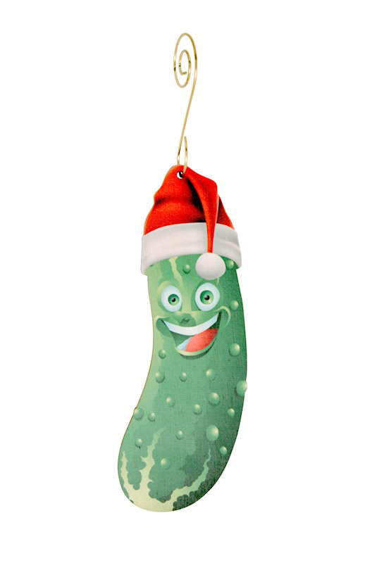 Santa Pickle Ornament 