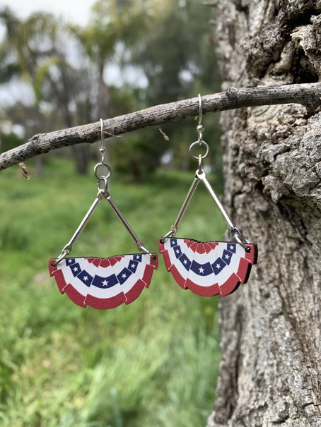 Pleated Earrings 