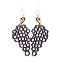 Purple Grape Earrings