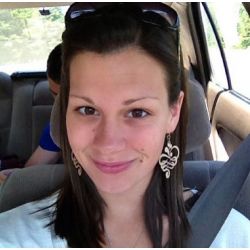 Earrings shown in color natural wood