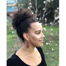 Earrings come as shown