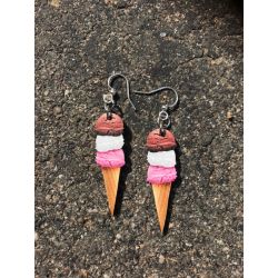 Earrings come as shown