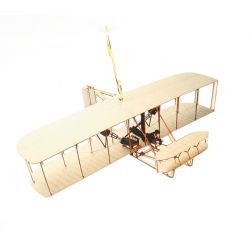 wright brothers airplane wood ornament