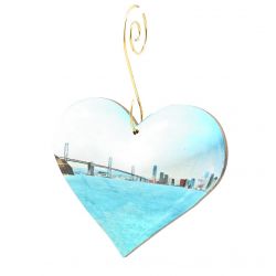 San Francisco Bay Heart Ornament