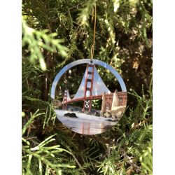 Golden Gate Bridge Ornament Lifestyle Photo