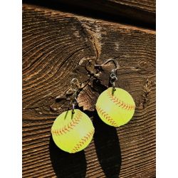 Lifestyle photo - Softball earrings