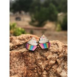 Lifestyle photo - Cupcake studs