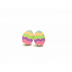 easter egg stud earrings