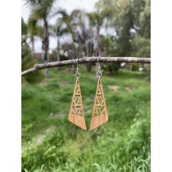 zetangle bamboo earrings