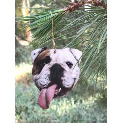 Lifestyle photo - Bulldog ornament