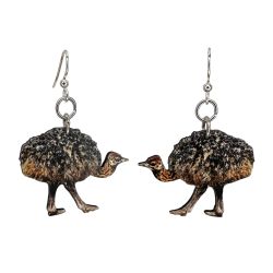 Baby Ostrich Earrings