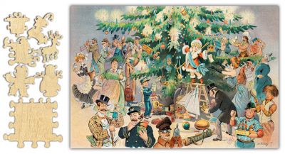 CHRISTMAS Tree 1902 Whimsical Jigsaw Puzzle - 275PCS - #6773