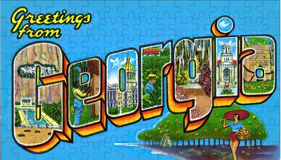 Georgia State Jigsaw Puzzle - 144PCS - #S610