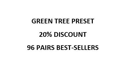 Discounted Green Tree Preset Package - 96 Pairs