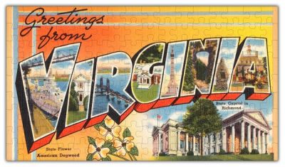 Virginia State Jigsaw Puzzle - 144PCS - #6709