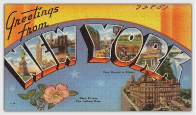 New York State Jigsaw Puzzle - 144PCS - #6718