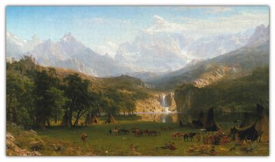 Albert Bierstadt: The Rocky Mountains Puzzle - 144PCS - #6783