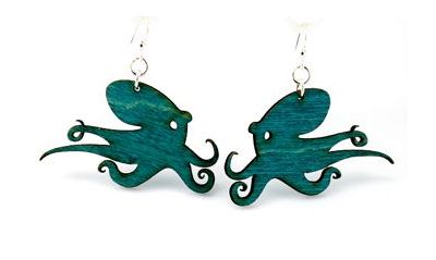 Octopus EARRINGS # 1169