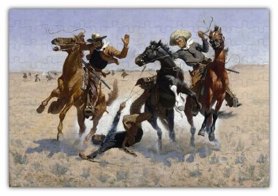 Frederic Remington: Aiding a Comrade PUZZLE - 160PCS - #6784