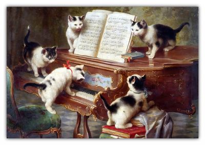 Carl Reichert: The Kittens Recital PUZZLE - 160PCS - #6789