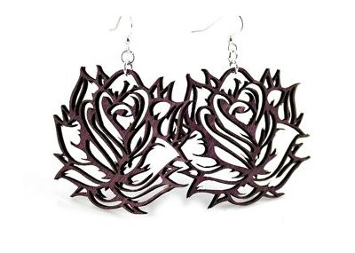 Prickly Rose EARRINGS # 1006