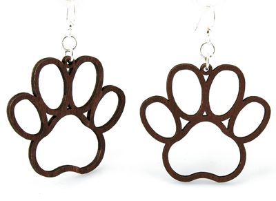 Dog Paw EarrINgs # 1018