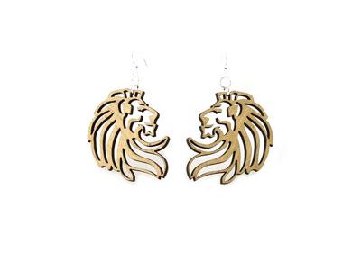 Stone Lion Earrings # 1331