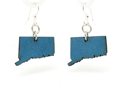 Connecticut State EARRINGS - S007 Wholesale Custom 5 pairs