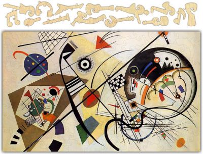 Musical Themed Kandinsky Jigsaw Puzzle - 151PCS - #6734