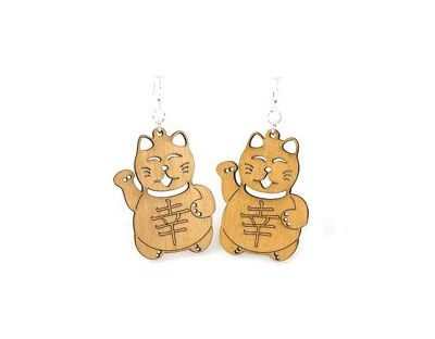 Lucky Cat EARRINGS # 1316