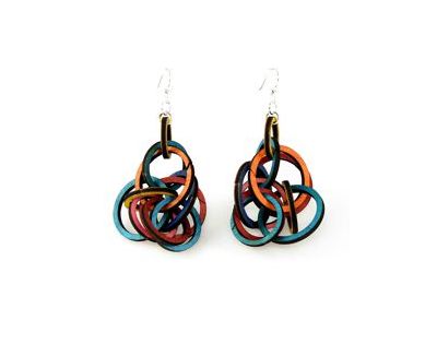 Interlocking Ring EARRINGS # 1215