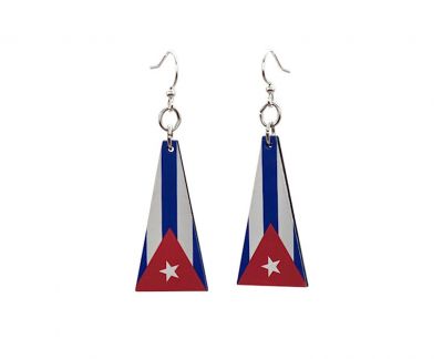 Cuban FLAG Earrings #S201