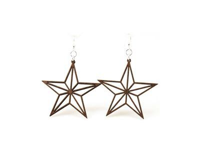 Nautical Star Outline EARRINGS # 1229