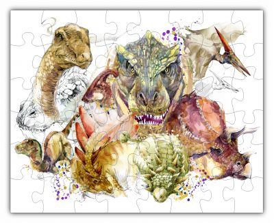 Prehistoric Dino Avengers Puzzle - 48PCS - #6406