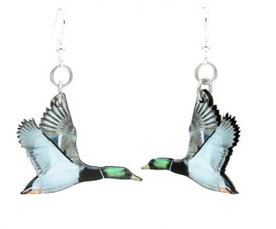 Mallard Duck Earrings # 1397