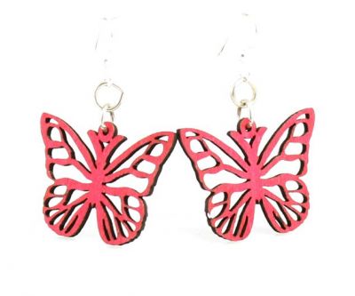 rose butterfly blossom earrings