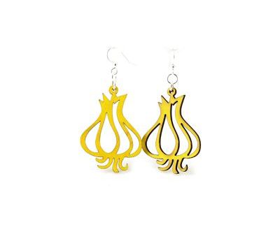 Garlic Clove EARRINGS # 1259