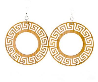 Circle Bamboo EARRINGS #989