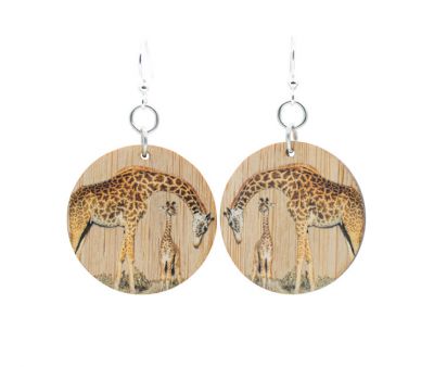 Giraffe Bamboo EARRINGS #901