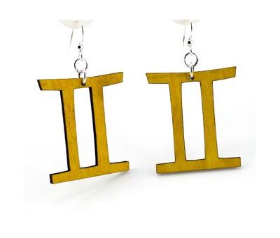 Gemini EARRINGS # 1409