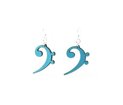 Bass Clef EARRINGS # 1432