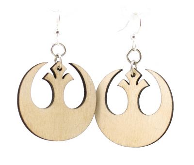 natural wood republic wood earrings