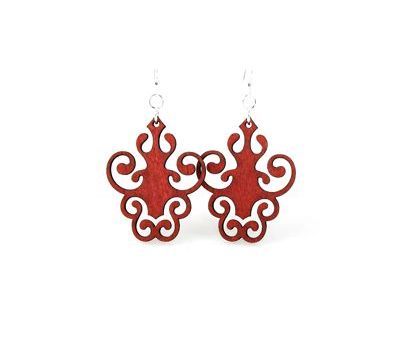 Iron Lamp Design EARRINGS # 1327