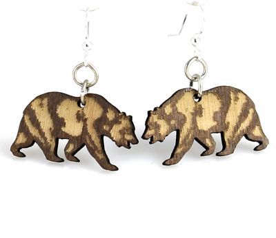 CALIFORNIA Bear Earrings #1490