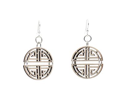 Oriental Good Luck Symbol EARRINGS #1664