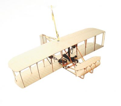 wright brothers airplane wood ornament