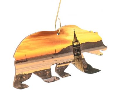 CA Bear Ornament #S984