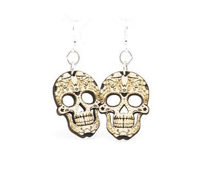 Blossom Sugar Skulls EARRINGS #1499